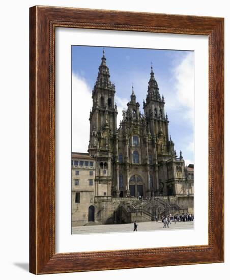 Santiago Cathedral on the Plaza Do Obradoiro, Santiago De Compostela, Spain-R H Productions-Framed Photographic Print