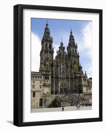 Santiago Cathedral on the Plaza Do Obradoiro, Santiago De Compostela, Spain-R H Productions-Framed Photographic Print