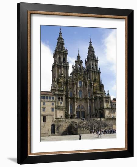 Santiago Cathedral on the Plaza Do Obradoiro, Santiago De Compostela, Spain-R H Productions-Framed Photographic Print