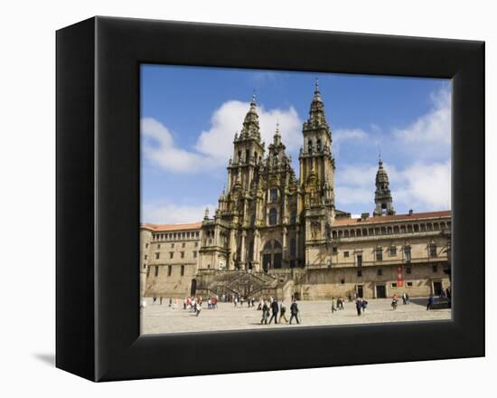 Santiago Cathedral on the Plaza Do Obradoiro, Santiago De Compostela, Spain-R H Productions-Framed Premier Image Canvas