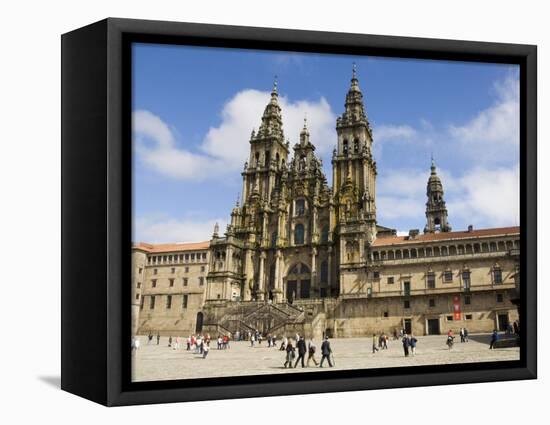 Santiago Cathedral on the Plaza Do Obradoiro, Santiago De Compostela, Spain-R H Productions-Framed Premier Image Canvas