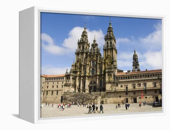 Santiago Cathedral on the Plaza Do Obradoiro, Santiago De Compostela, Spain-R H Productions-Framed Premier Image Canvas