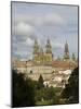 Santiago Cathedral with the Palace of Raxoi in Foreground, Santiago De Compostela, Spain-R H Productions-Mounted Photographic Print