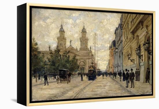 Santiago de Chile-Fernando Laroche-Framed Premier Image Canvas