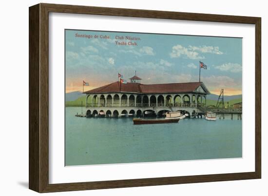 'Santiago de Cuba. Club Nautico. Yacht Club',c1910-Unknown-Framed Giclee Print