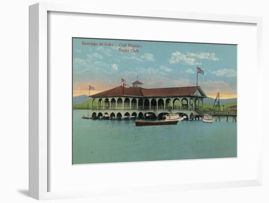 'Santiago de Cuba. Club Nautico. Yacht Club',c1910-Unknown-Framed Giclee Print