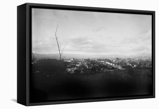 Santiago De Cuba from Spanish Block House-null-Framed Stretched Canvas