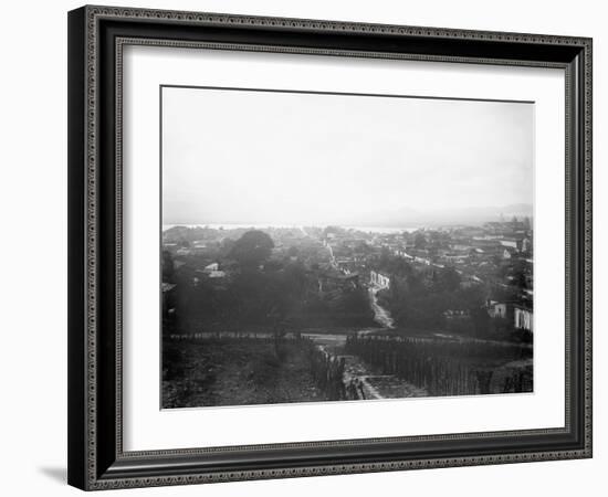 Santiago De Cuba from the Heights-null-Framed Photo