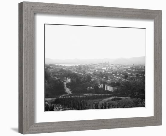 Santiago De Cuba from the Heights-null-Framed Photo