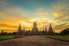 Old Temple Wat Chaiwatthanaram in Ayutthaya,Thailand-SantiPhotoSS-Photographic Print