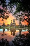 Old Temple Wat Chaiwatthanaram in Ayutthaya,Thailand-SantiPhotoSS-Photographic Print