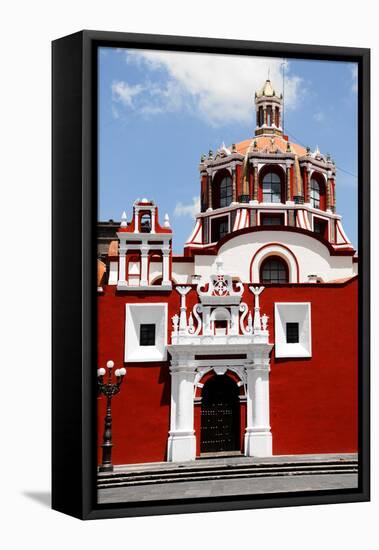 Santo Domingo Church, Puebla (Mexico)-Alberto Loyo-Framed Premier Image Canvas