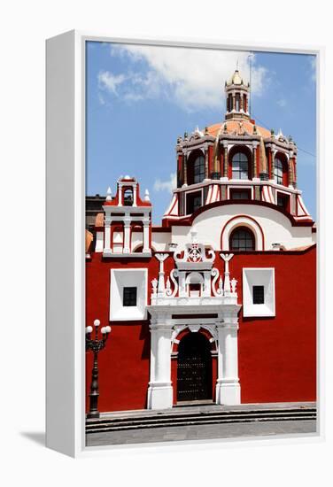 Santo Domingo Church, Puebla (Mexico)-Alberto Loyo-Framed Premier Image Canvas