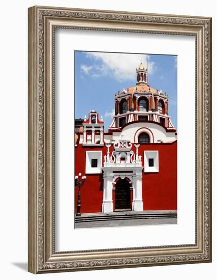 Santo Domingo Church, Puebla (Mexico)-Alberto Loyo-Framed Photographic Print