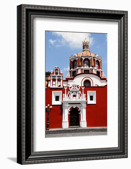 Santo Domingo Church, Puebla (Mexico)-Alberto Loyo-Framed Photographic Print