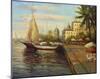 Santo Domingo Harbor-Enrique Bolo-Mounted Art Print