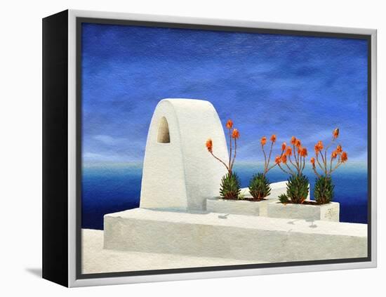 Santorini 11, 2010-Trevor Neal-Framed Premier Image Canvas