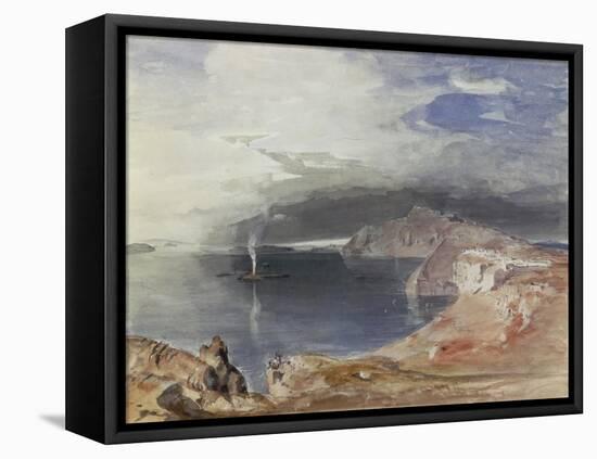 Santorini, 1845-Carl Rottmann-Framed Premier Image Canvas