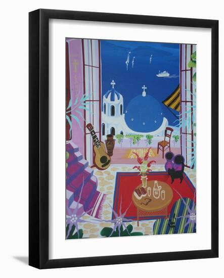 Santorini, 2012-Herbert Railton-Framed Giclee Print