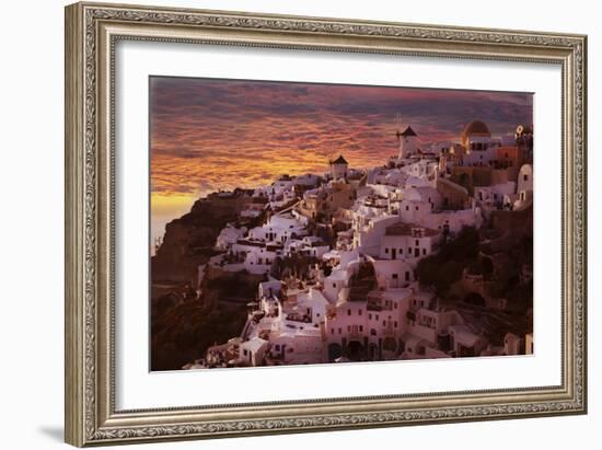 Santorini 2-Chris Bliss-Framed Photographic Print