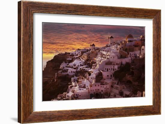 Santorini 2-Chris Bliss-Framed Photographic Print