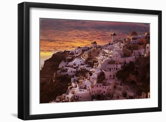 Santorini 2-Chris Bliss-Framed Photographic Print