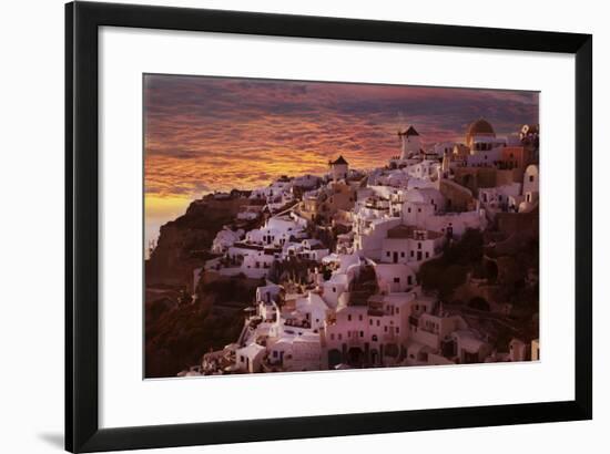 Santorini 2-Chris Bliss-Framed Photographic Print