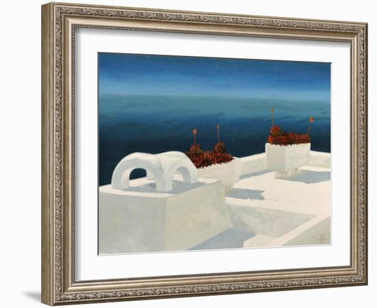 Santorini 5, 2010-Trevor Neal-Framed Giclee Print