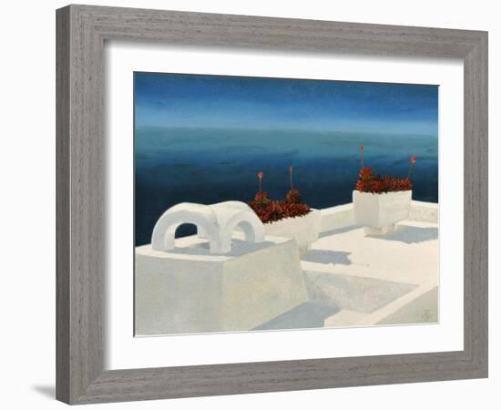 Santorini 5, 2010-Trevor Neal-Framed Giclee Print