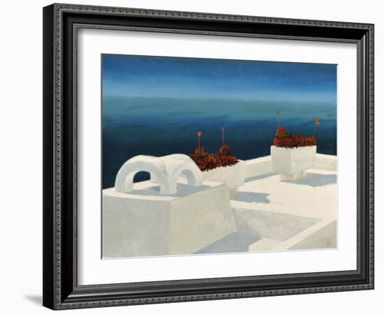 Santorini 5, 2010-Trevor Neal-Framed Giclee Print