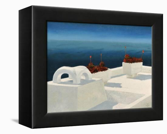 Santorini 5, 2010-Trevor Neal-Framed Premier Image Canvas