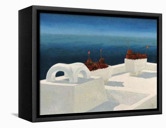 Santorini 5, 2010-Trevor Neal-Framed Premier Image Canvas