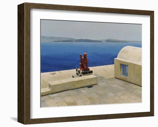 Santorini 6-Trevor Neal-Framed Giclee Print