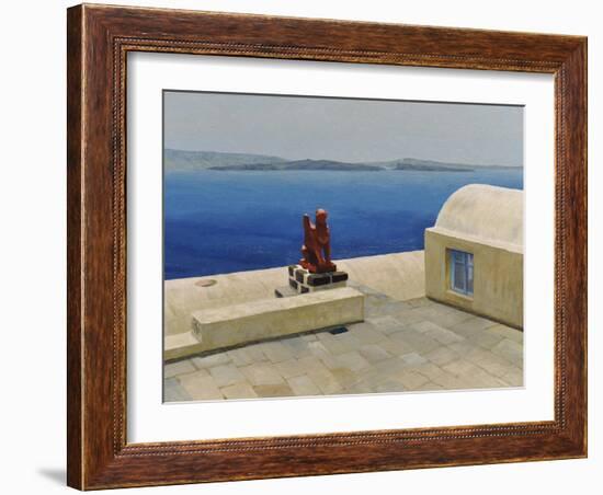 Santorini 6-Trevor Neal-Framed Giclee Print