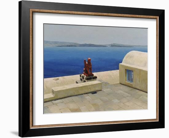 Santorini 6-Trevor Neal-Framed Giclee Print