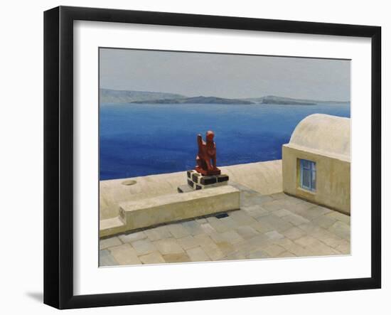 Santorini 6-Trevor Neal-Framed Giclee Print