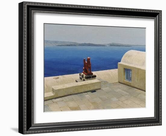 Santorini 6-Trevor Neal-Framed Giclee Print