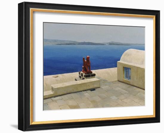 Santorini 6-Trevor Neal-Framed Giclee Print