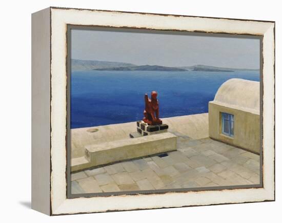 Santorini 6-Trevor Neal-Framed Premier Image Canvas