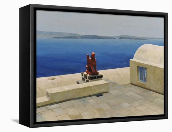 Santorini 6-Trevor Neal-Framed Premier Image Canvas