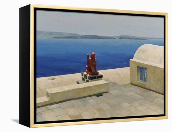 Santorini 6-Trevor Neal-Framed Premier Image Canvas