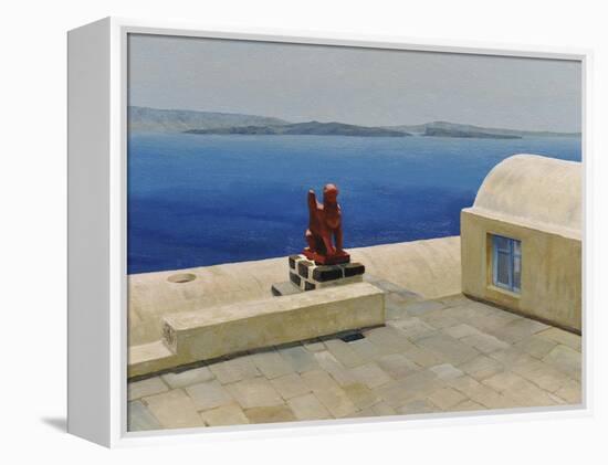 Santorini 6-Trevor Neal-Framed Premier Image Canvas