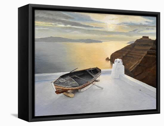 Santorini 7, 2010-Trevor Neal-Framed Premier Image Canvas