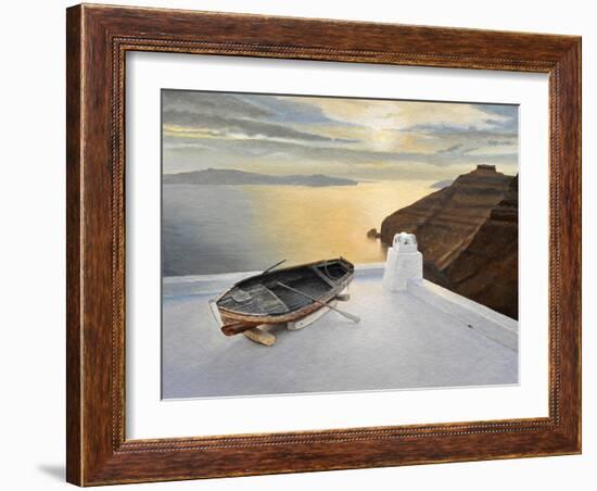 Santorini 7, 2010-Trevor Neal-Framed Giclee Print