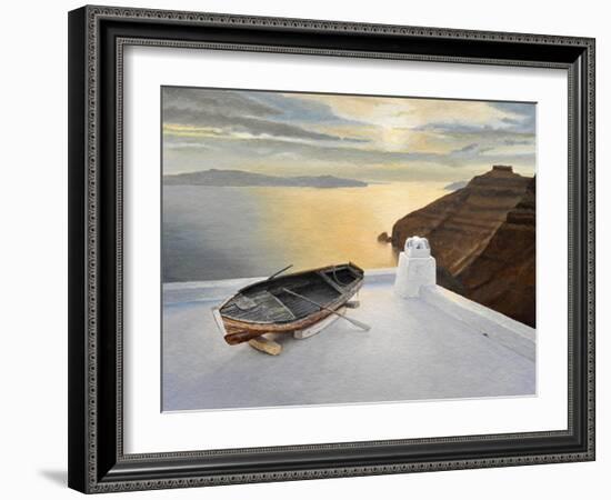 Santorini 7, 2010-Trevor Neal-Framed Giclee Print