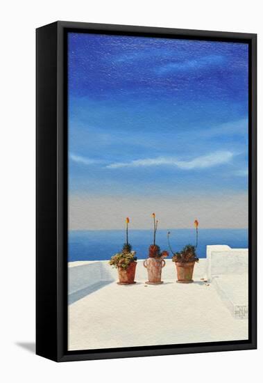 Santorini 8, 2010-Trevor Neal-Framed Premier Image Canvas