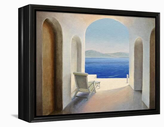 Santorini 9-Trevor Neal-Framed Premier Image Canvas