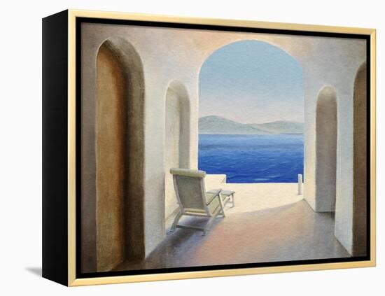 Santorini 9-Trevor Neal-Framed Premier Image Canvas