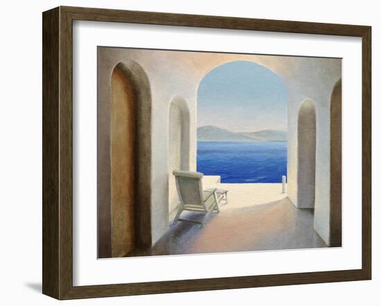 Santorini 9-Trevor Neal-Framed Giclee Print