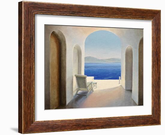 Santorini 9-Trevor Neal-Framed Giclee Print